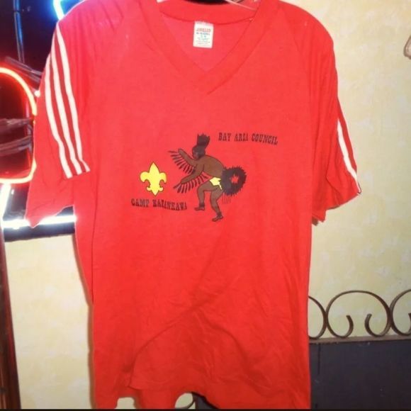 COPY - 🏕 • 80s VINTAGE Camp Karankawa Boy Scouts BSA Sweeney Texas jersey t-shi… - Picture 2 of 13